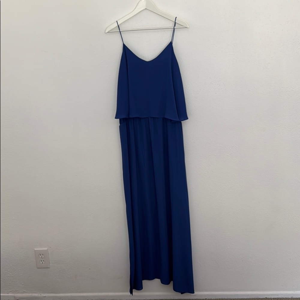 Royal Blue Boho Maxi Dress